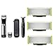 Philips Series 9000 Prestige Bartschneideset inkl. OneBlade & Reiseetui BT9810/90 & OneBlade Ersatzklingen QP230/50 - Ersatzklingen für alle OneBlade und OneBlade Pro Modelle, Dreier-Pack