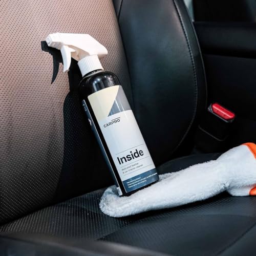 Image of CARPRO Inside Car Interior Cleaner: Ultimate Detailer Car Vinyl, Plastic & Finished Leather - Remove Dirt, Sweat, Oils from Interior Surfaces - 500mL (17oz)
