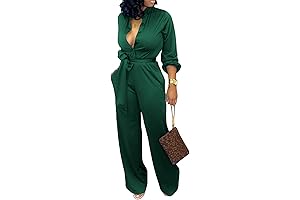 Chic Green Pantsuit