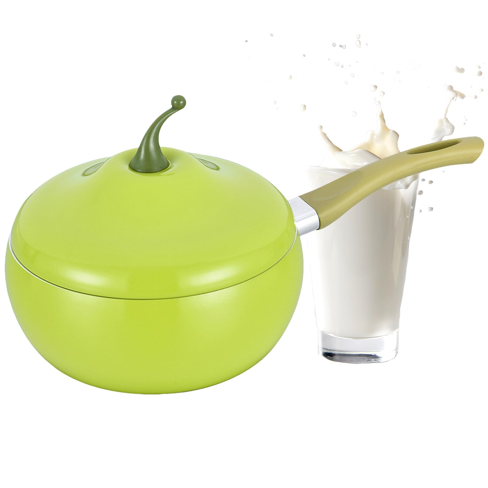 Sauce Pan | Vegetable Fruit Sauce Pot | Tomato Cocotte with Lid | for Kitchen Stove Induction Cooktop Soup Boil Milk Cooking Frying Simmering