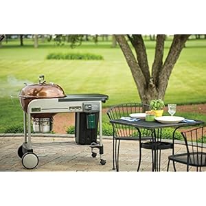Weber Performer Deluxe Charcoal Grill, 22-Inch, Touch-N-Go Gas Ignition System, Copper Weber Performer Deluxe Charcoal Grill 22 Inch Touch N Go Gas Ignition System Copper