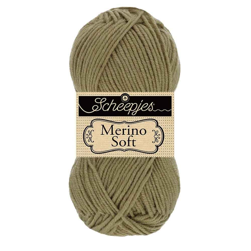 Scheepjes Merino Soft 1x50g - 624 Renoir, Groene Brei- en Haakgaren, Green