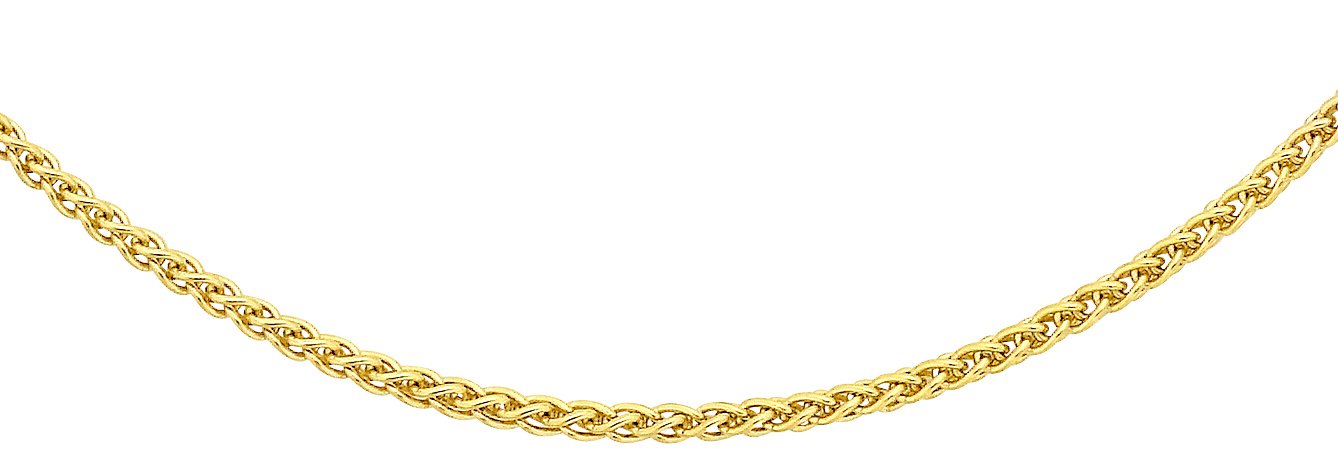 TJH Collection9ct Gold Mini Spiga Chain 1.10.5004