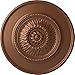 Ekena Millwork CM23FLPOS Floral Ceiling Medallion, 23 1/2"OD x 2 3/4"P, Hand-Painted Polished Copper