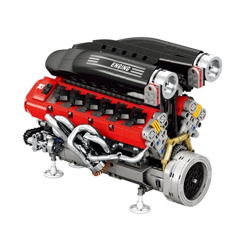 V12 Engine Cars: The 17 Cars That Have V12 Engine (2023) Reobrix V12 Engine Building Kit for Adults, 65° V-Angle Supercar Engine Model with Motor, Precision...