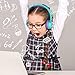 immagine 1Cuffie Bluetooth per bambini gorsun con regolatore di volume 85dB, Cuffie Bluetooth senza fili per bambini con microfono, Cuffie per bambini over-ear stereo bluetooth pieghevoli viola