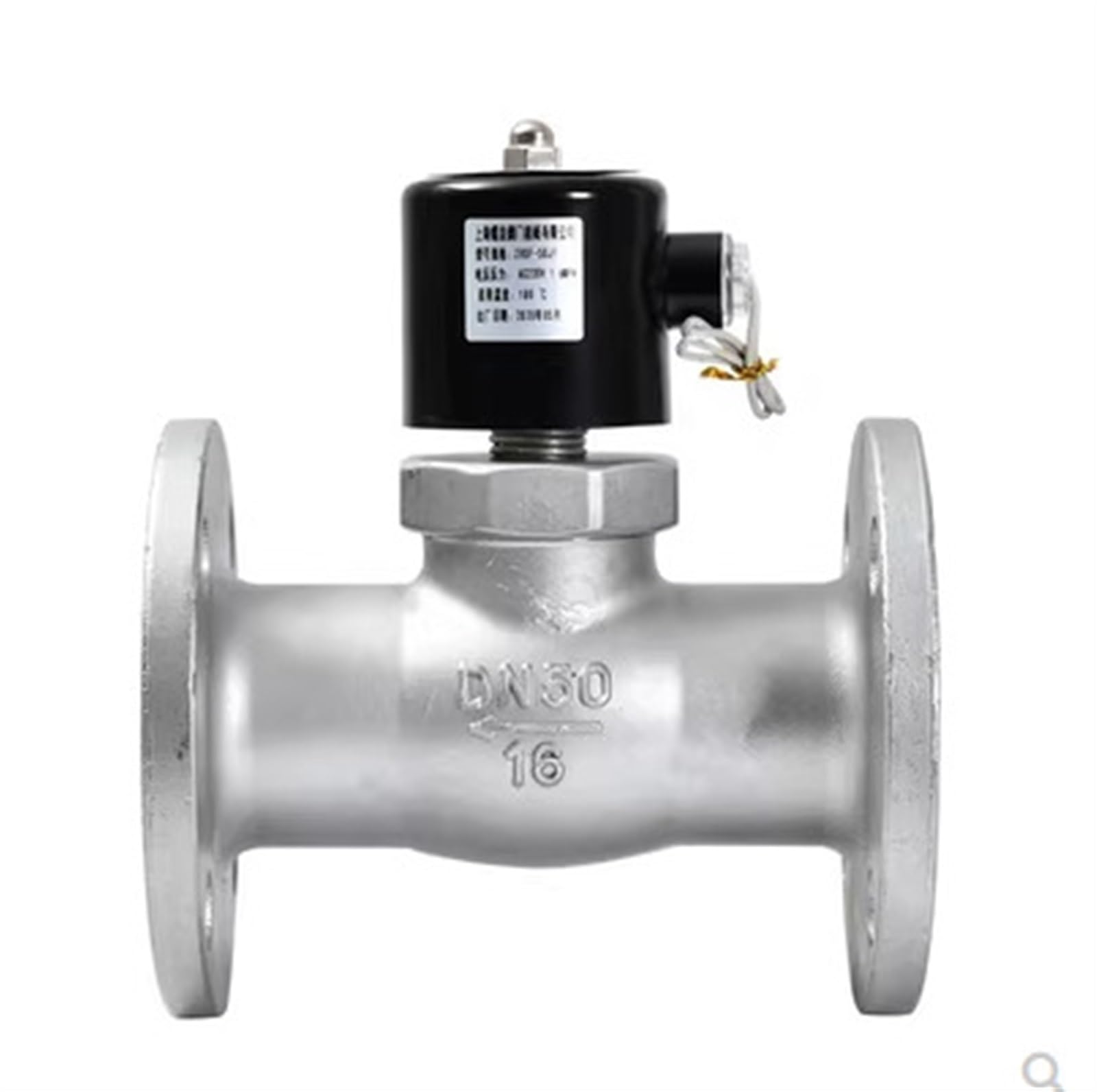 TREDSWQCV Stainless Steel Flange steam Solenoid Valve 304 DN15-110MM DN20-110MM DN25-125MM DN32-155M 220(220V-DN25-125MM)