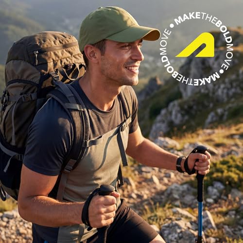 Image of Boldfit Sports Cap for Men & Women, Lightweight Quick Dry Foldable Baseball Cap with Adjustable Strap, Breathable Sun Protection Hat for Running, Gym, Cricket, Travel & Outdoor Activities