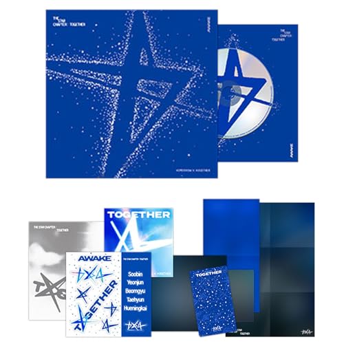 TXT - [The Star Chapter: TOGETHER] (AWAKE Ver.) Outbox + CD-R + Lyric Poster + Photobook + Postcard + Sticker Pack + Star Card + Poster + 5 Extra Photocards