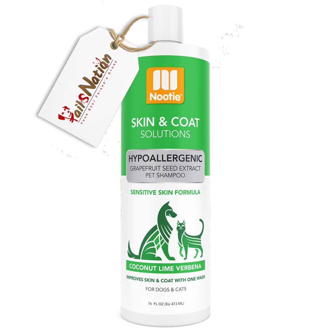 See full amazon price history chart for NootieUSA Skin & Coat Solutions for Dogs & Cats - See Results in one wash (Coconut Lime Verbena Shampoo 473 ML) | Hypoallergenic | Grapefruit Seed Extract X Tails Nation NootieUSA Skin & Coat Solutions for Dogs & Cats - See Results in one wash (Coconut Lime Verbena Shampoo 473 ML) | Hypoallergenic | Grapefruit Seed Extract X Tails Nation (B0BT27TPXN) Amazon Price History, Amazon Price Tracker