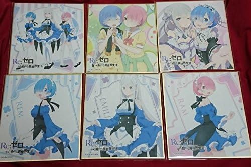 Amazon Re ゼロから始める異世界生活 リゼロ ミニ色紙 ローソン コラボ アニメ 萌えグッズ 通販 Amazon Re ゼロから始める異世界生活 リゼロ ミニ色紙 ローソン コラボ アニメ 萌えグッズ 通販