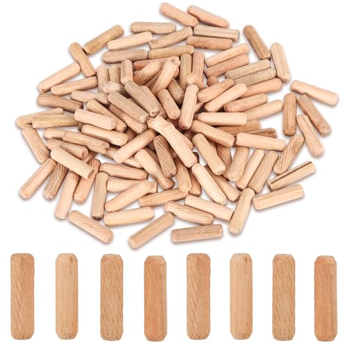 Materiale premium: i nostri tasselli di legno sono realizzati in legno premium, che è forte, ad alta densità e può essere utilizzato per lungo tempo, possono ottenere risultati di fissaggio eccellenti.