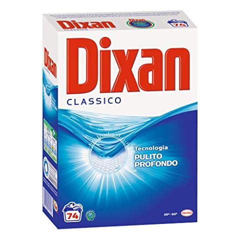 Detergente en polvo Dixan Classico Pulito Profundo para lavadora Cover