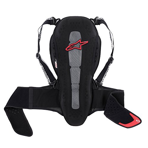 Alpinestar nucleón KR-2 Protector de espalda, color negro y rojo