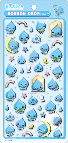 Amazon.co.jp: クーリア しずくちゃん シール ボンボンドロップシール