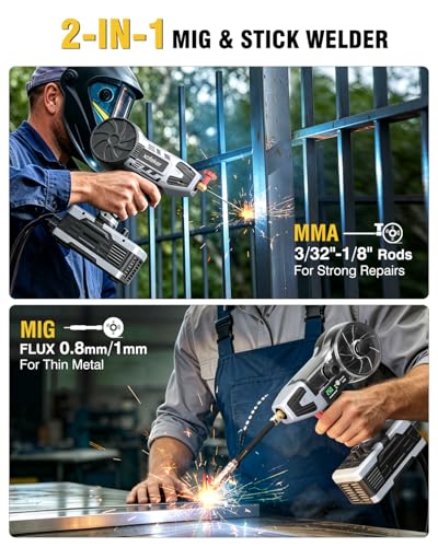 2-in-1 Handheld MIG & Stick Welder