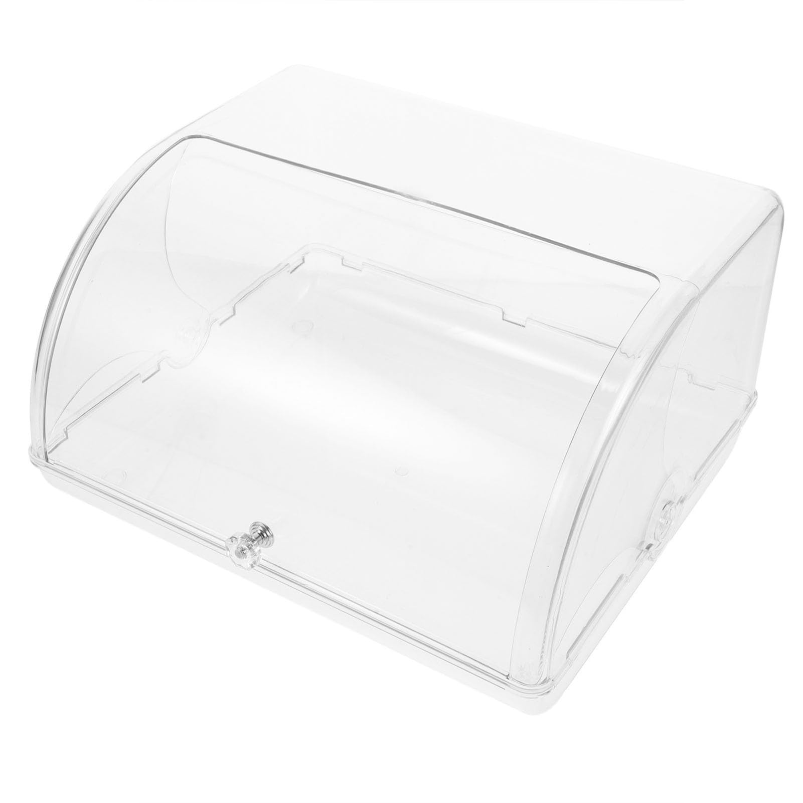 JFBLSD Airtight bread storage container with roll-top lid made of plastic for kitchen worktops. Multifunctional bread box for storing pastries and cookies