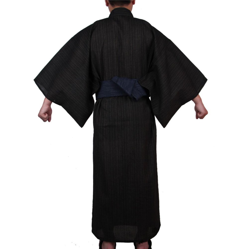 Jinbei Kimono japonés Yukata para hombre, Color 06, XL