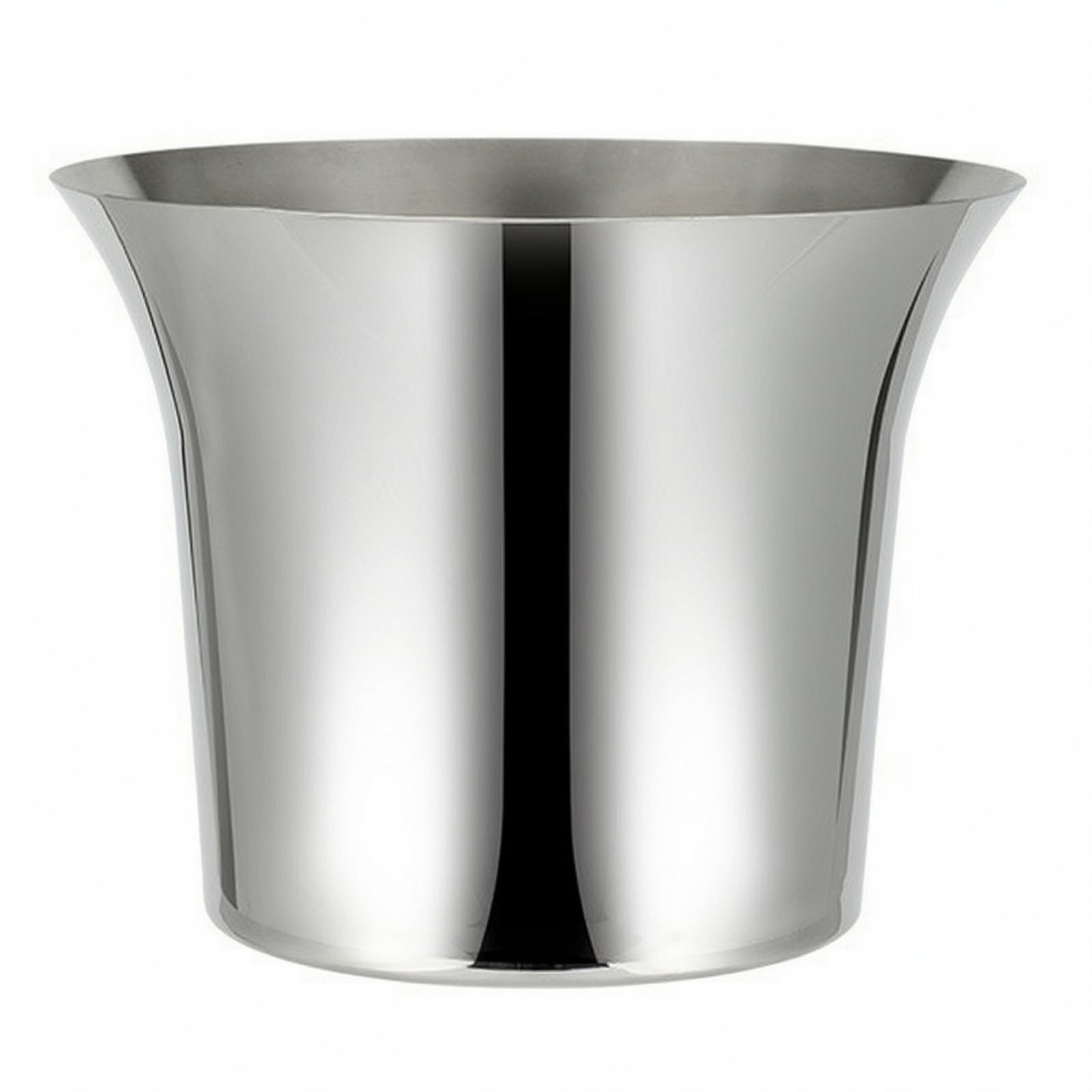 Cubitera con Doble Pared Aislado Cubitera Acero Inoxidable Resistente Nevera Portátil Champán para Hoteles, Plata