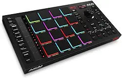 Akai MPC Studio 2 Controlador de Áudio Preto | USB MIDI, Sampler Sequenciador, 16 Pads RGB, Barra Touch, Plugins Internos, Produção Musical
