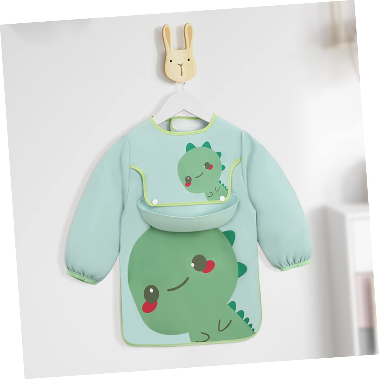 VICASKY Bavaglino Bavaglini Per i Più Piccoli Grembiuli Per Bambini Dei Cartoni Animati Bavaglini Impermeabili Camice Infantile Per Mangiare Bavaglini Per Neonati Pettorali Poliestere