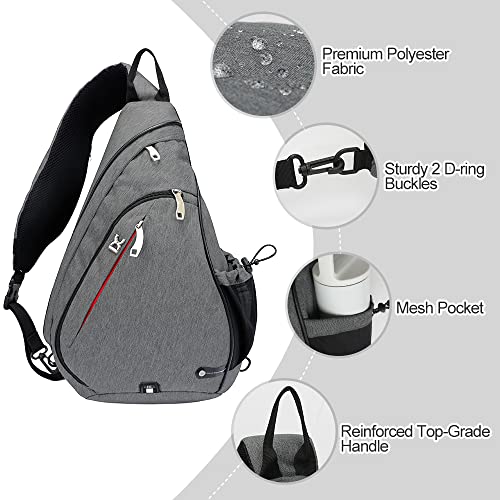 INOXTO Sling Bag, Multipurpose Crossbody Shoulder Bag for Men and Women2