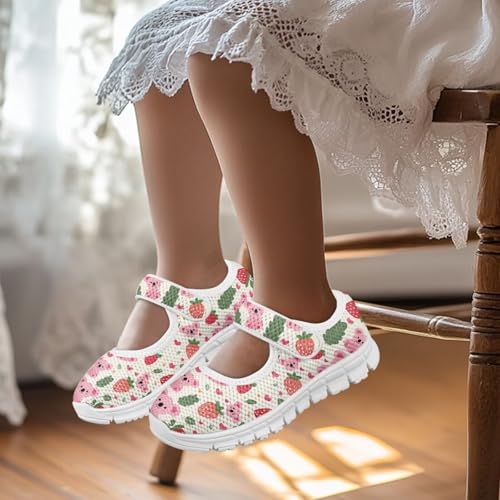 Coloranimal Mary Jane Shoes Girls' Flats Uniform Shoes for Girls Dress Shoes Princess Shoes Ballet Flats Buckle Strap Back to School Footwear2