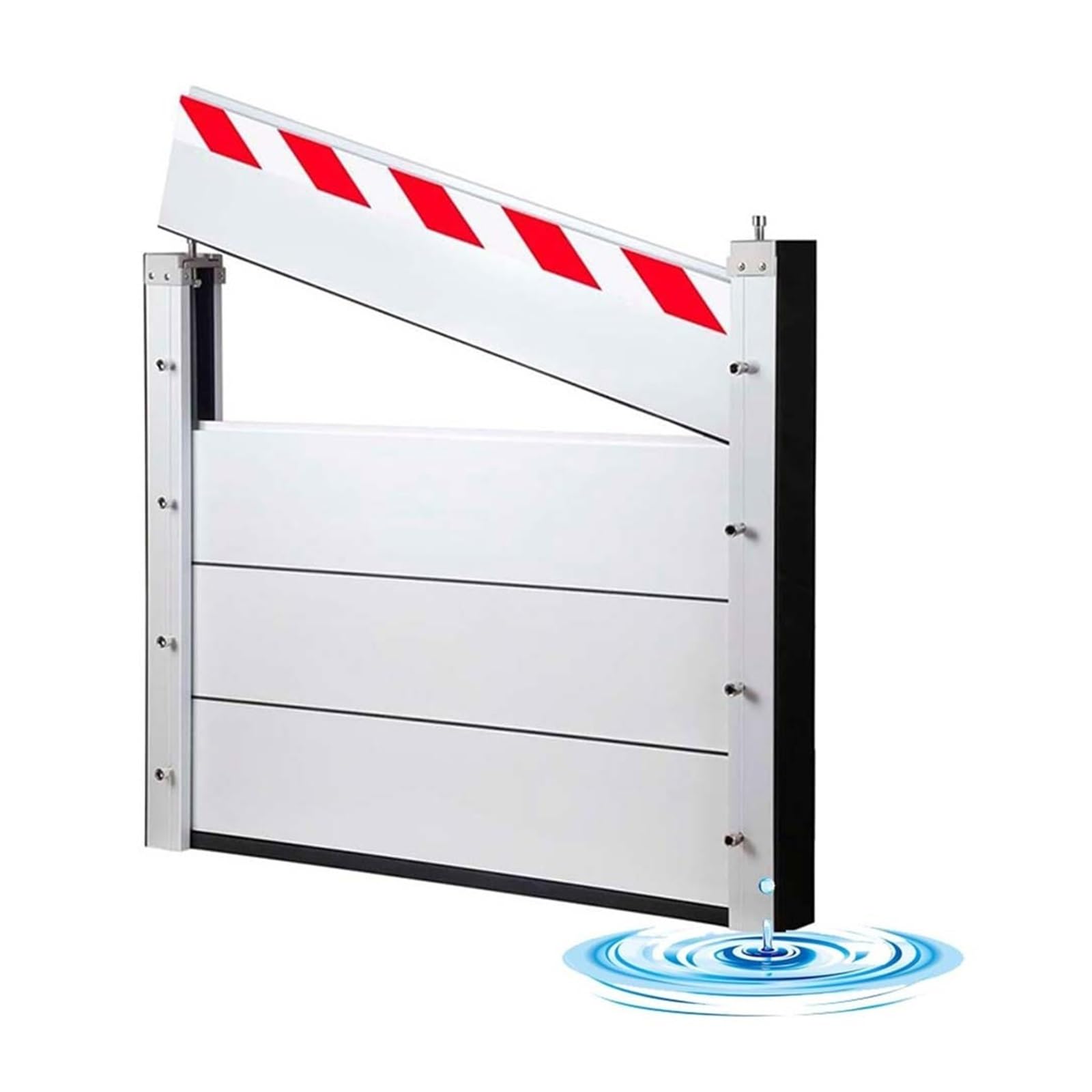 Inondation de garage comment bloquer l'eau avec la barrière 190x20