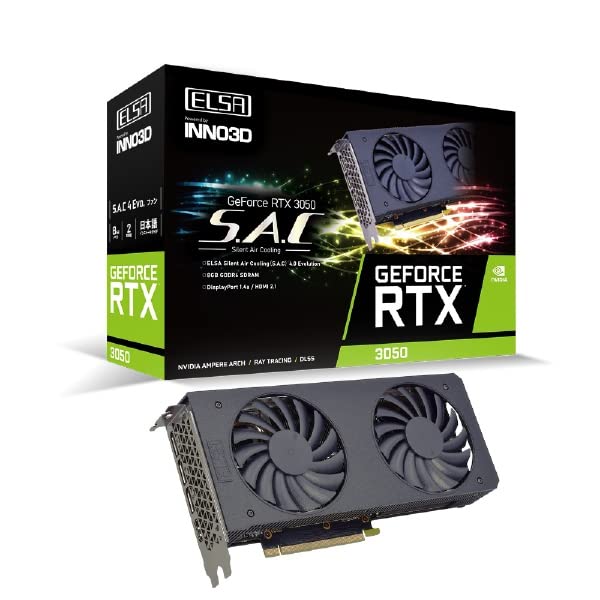 Amazon | エルザ ELSA GeForce RTX 3050 S.A.C グラフィックス