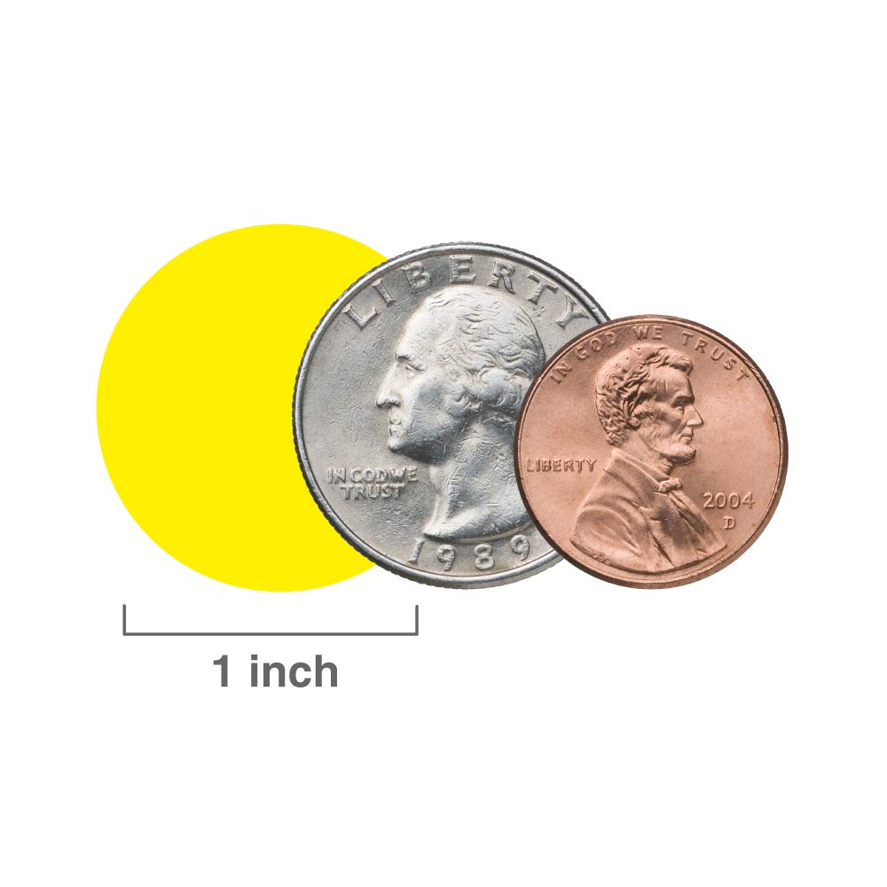 Roll Products 119-0004 Adhesive Dot Label, 1