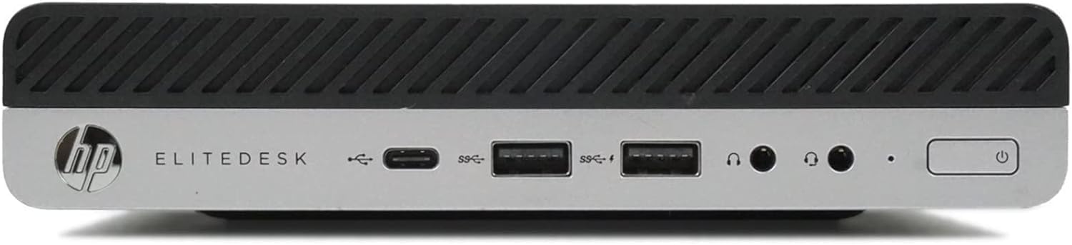 HP EliteDesk 800 G4 PC Mini Computer Intel i5-8400T Ram 16GB DDR4 SSD 240GB Windows 11 Professional (Ricondizionato)