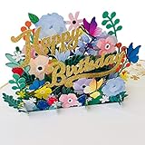 Happy Birthday Pop Up Card by DEVINE Popup Cards | 3D Birthday Card for Kids Mom Dad | Pop Up...