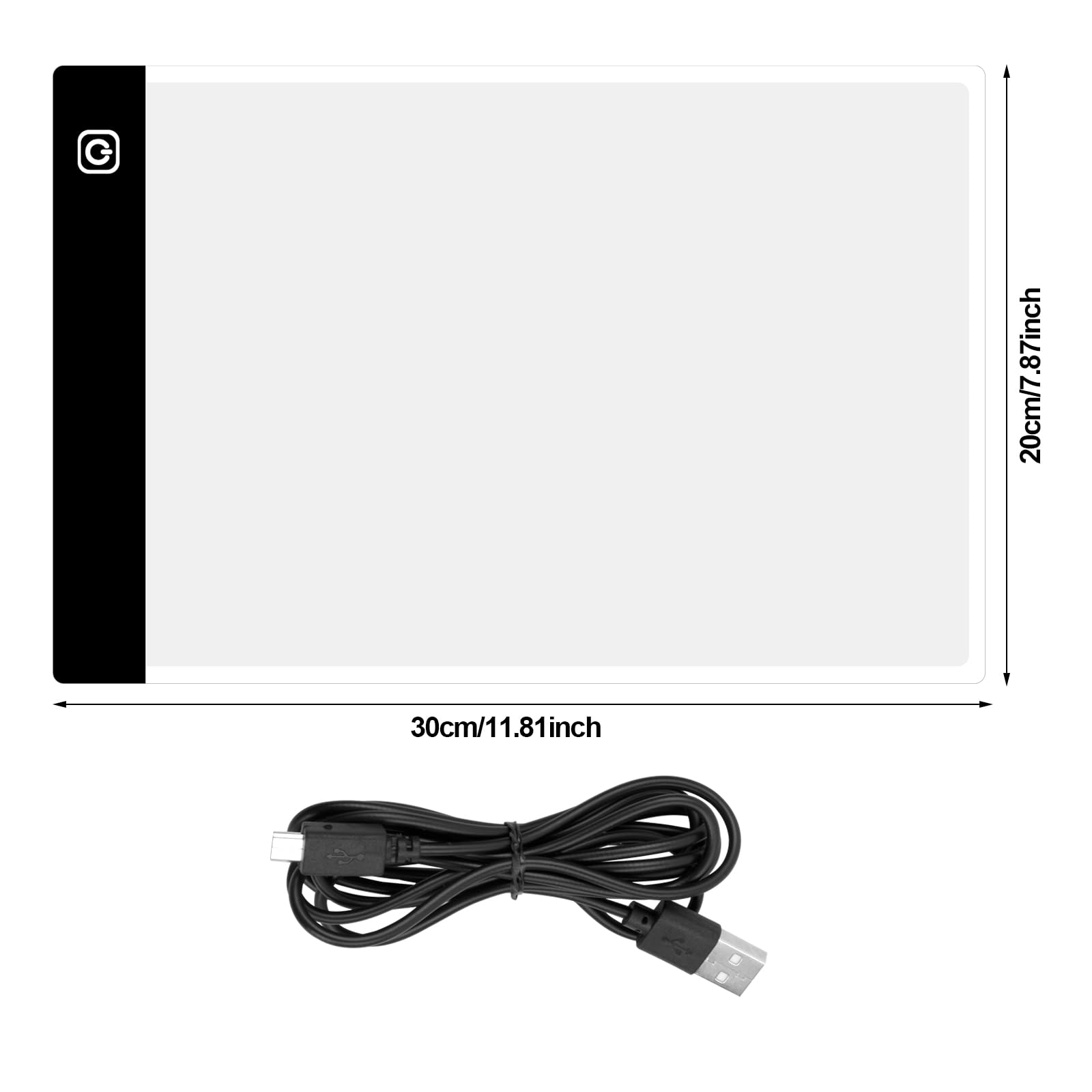 Joyan Mesa de Luz para Dibujo A4 Mesa de Luz para Calcar 3 Niveles de Brillo Mesa Luz Dibujo Calcar Dibujos Proyector Pantalla De Luz para Dibujar Pizarra Luz Led Diamond Painting Accesorios