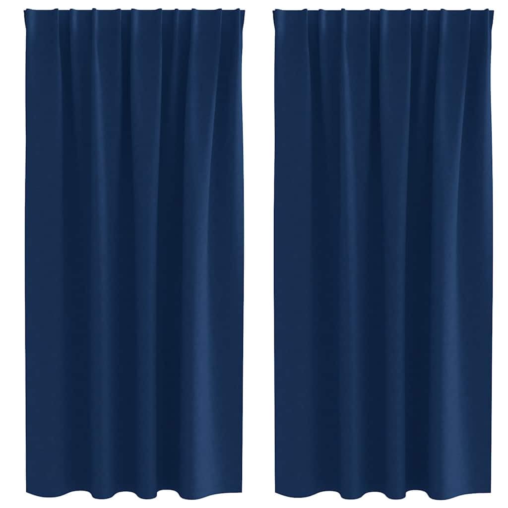 vidaXL Juego de Cortinas Que Oscurecen - Blackout para Bloquear Luz y Garantizar Privacidad en el Dormitorio. Decoración para el Hogar
