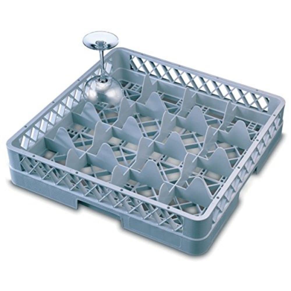 Genware NEV-GR16-1 Glass Rack, 16 Comp With 1 Extender