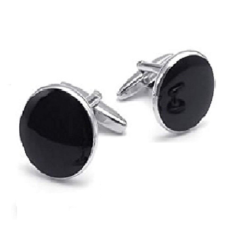 Niue Silver Solid Cufflinks for Men Black (B08519XTKZ) Amazon Price History, Amazon Price Tracker