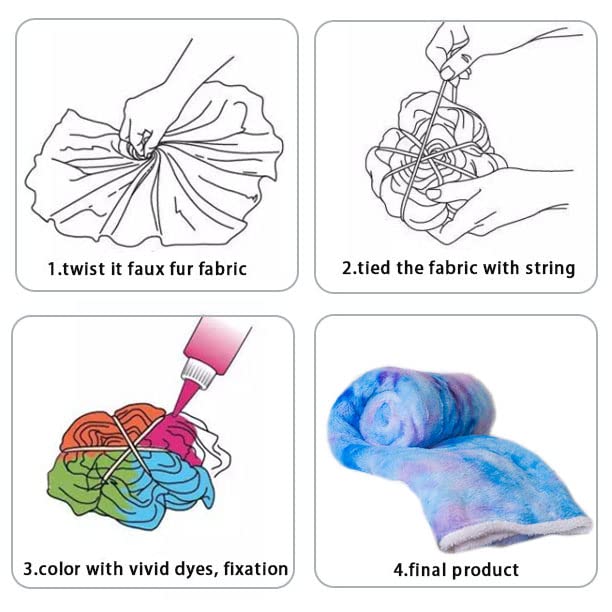 STAOLENEThrow Blanket, Faux Fur Blanket Super Soft Cozy Sherpa Throw  Blanket Fleece Fuzzy Rainbow Blankets for Couch Sofa Bed (Blue Pink, 50