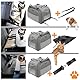 MY DUQUE – Modell CAR-GO Faltbare Hundebox und Transportbox für Katzen | ISOFIX für einfachen Einbau im Auto | Erweiterbare Hundetransportbox mit Zugriff vorn & hinten – Ideal für Flugreisen – Grau