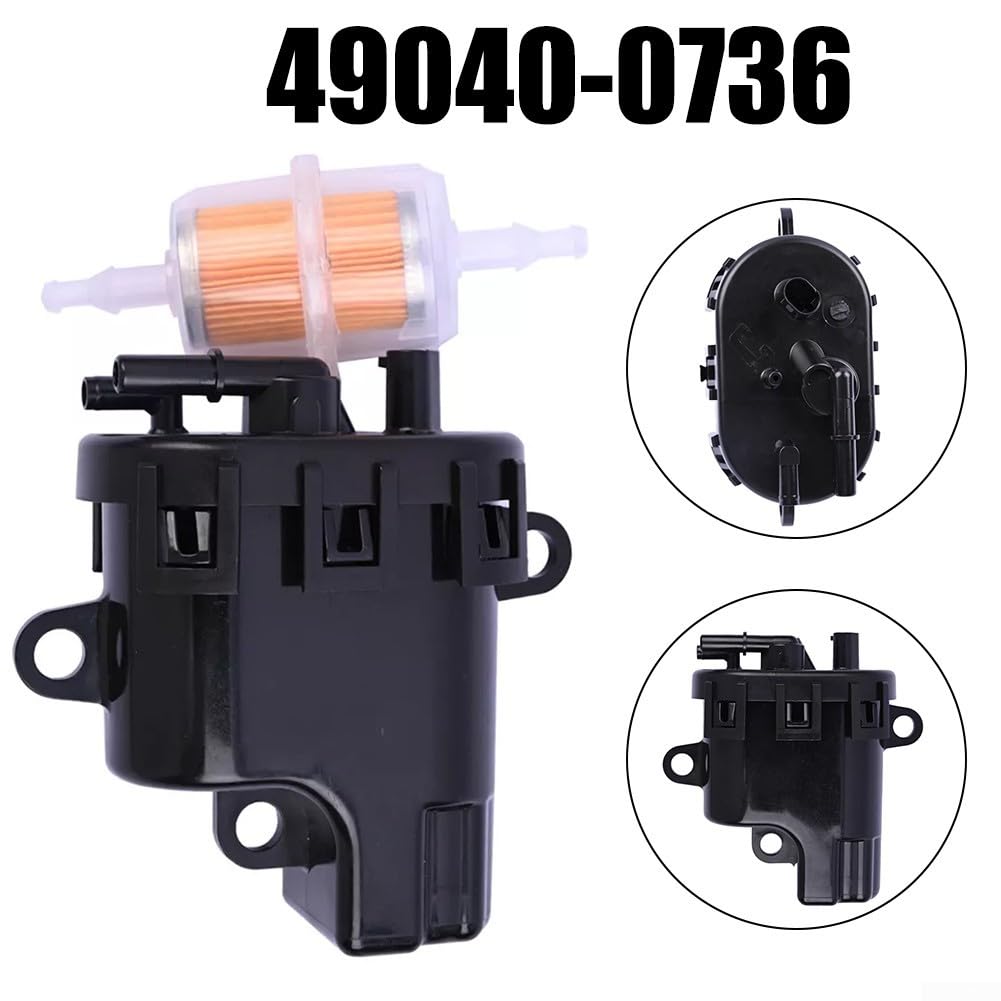 EFI - Bomba de combustible de repuesto compatible con motores FS730V FX800V FXT00V OEM 49040-0736, componente del sistema de combustible, ajuste de alta universalidad, material ABS negro