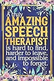 Speech Therapist Gift: Dateless Speech Therapist Planner With Inspirational Quotes | 12 Months | 6'...
