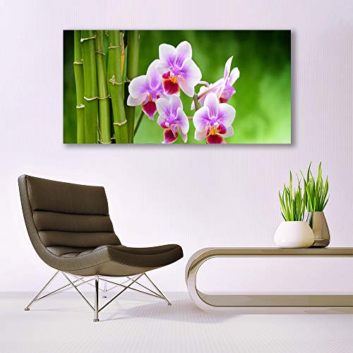 Décoration murale grand format Tulup 140x70 acrylique bambou - 4