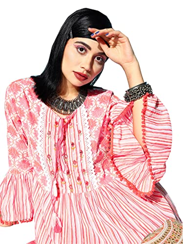 Image of ishin Women's Embellished A-Line Mini Dress