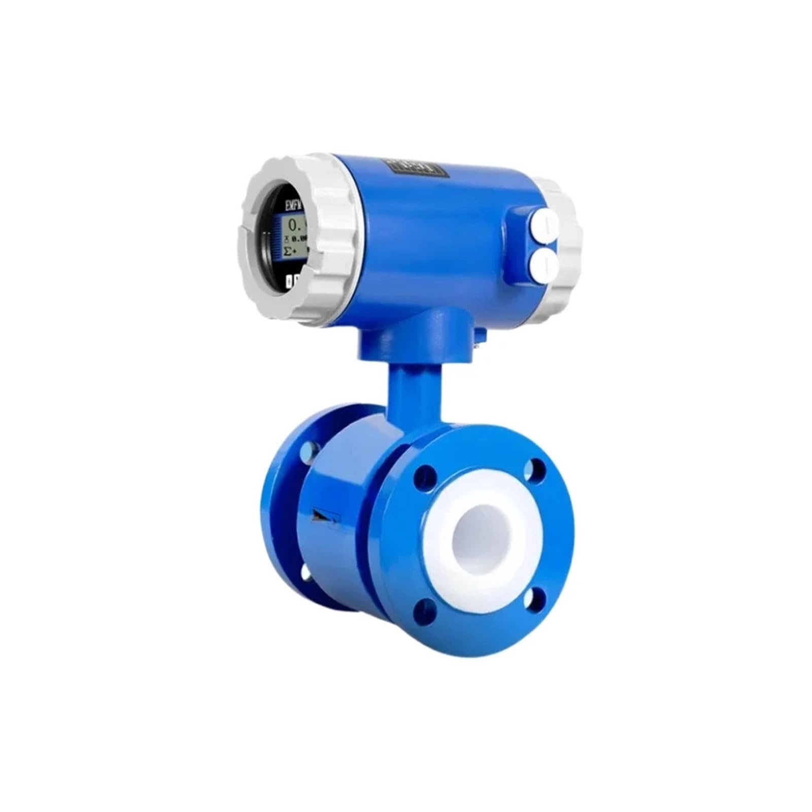 KSZHZYMGX Smart Electromagnetic Digital Flow Meter DN10 DN15 DN20 DN25 Wastewater Sewage Slurry Liquid Seawater Flowmeters 4-20mA RS485(DN20 blue color)