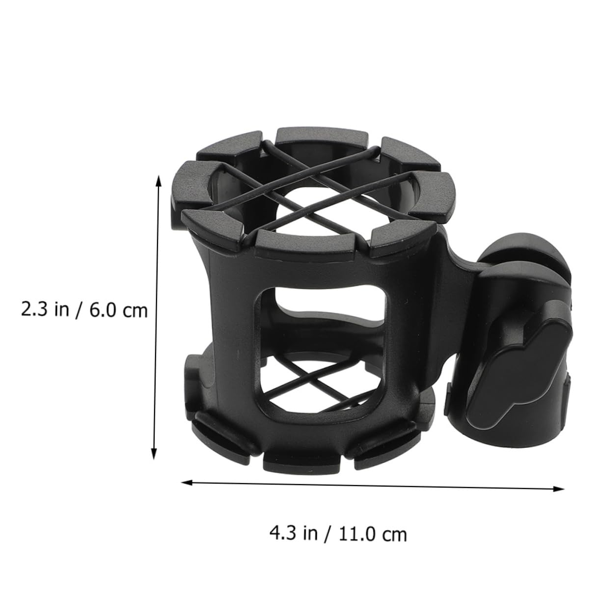 ULDIGI 2Pcs Mic Vibration Shock Mount Clips for Condenser Microphones Stable Holder for Recording Studios Stages Offices Conferences