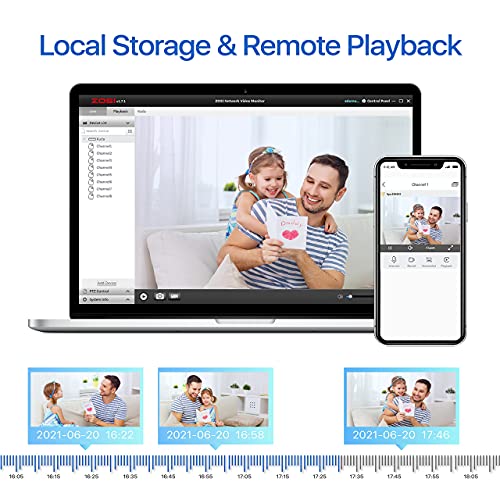 Zosi H.265+ 16Channel Full 1080P Video Security Dvr Recorder With 2Tb Hard Drive,16Ch Hybrid 4-In-1 Surveillance Cctv Dvr For 960H/Cvi/Tvi/Ahd Home Security Cameras System,Remote View,Motion Detection #TOP5