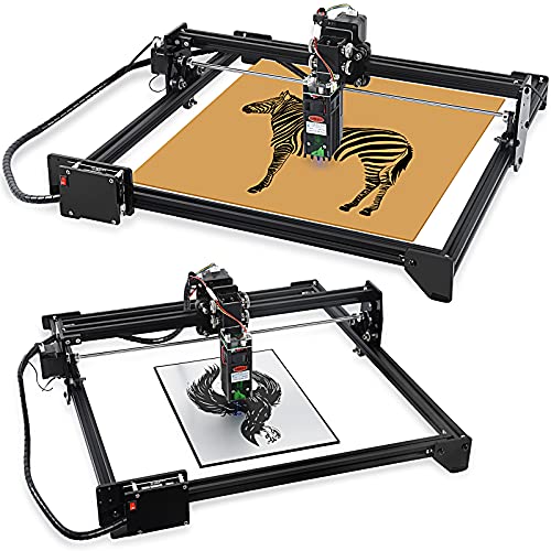 Laser Engraver,20w Laser Engraving Machine CNC Laser Engraver for Wood and Metal 5000mw Laser Cutter,370x400mm Engraving Area DIY Engraving Machine for Aluminum, Stainless Steel, Ceramics, Leather