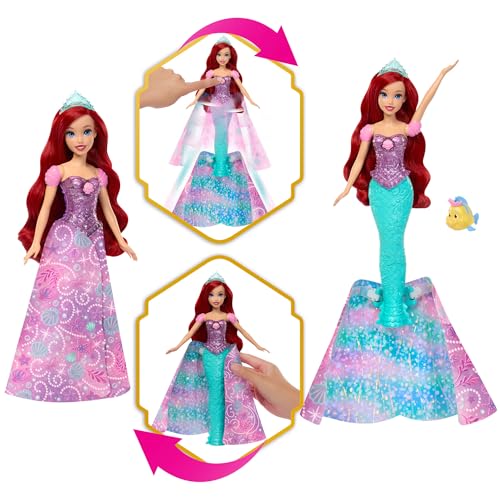 Disney Princess Princesses Disney Ariel Transformable Poupée avec figurine Polochon - vue 3