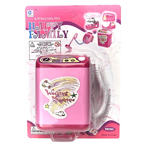 Preisvergleich Produktbild Gwxevce Mini Multifunktions Make-up Pinselreiniger Simulation Elektrische Waschmaschine Kinder Kind Rollenspiel Miniaturmöbel Spielzeug Geschenk