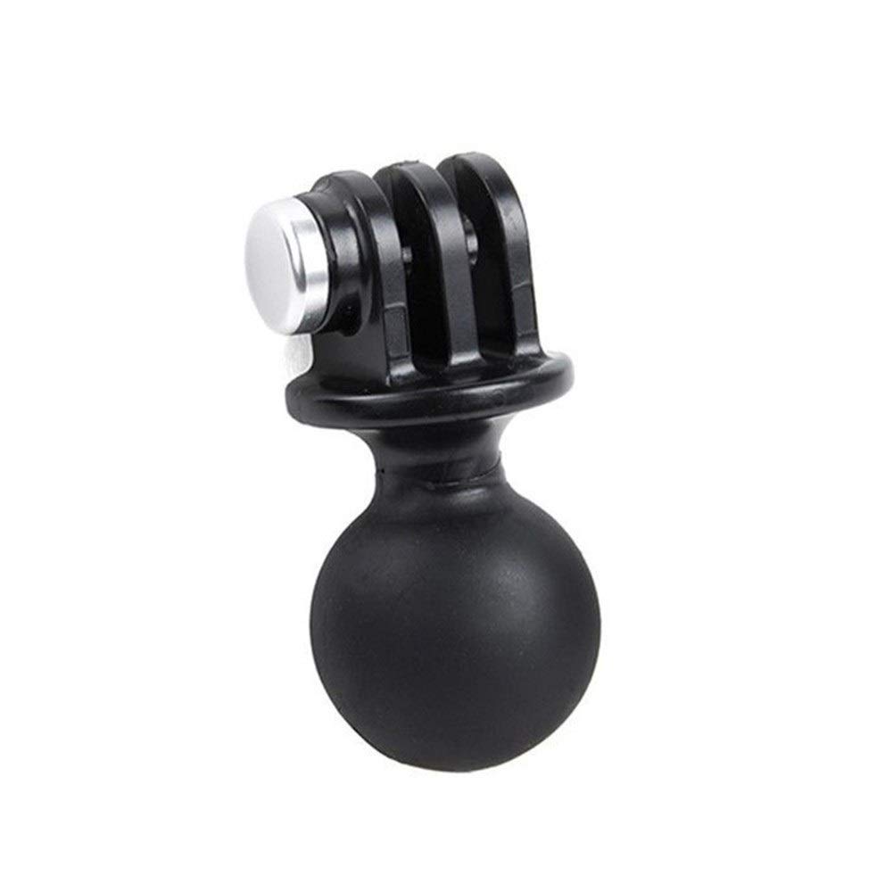 Robusto durable Portable RAM Mount Tripod Ball Head Adapter For GoPro Hero 5 4 3+ 3 2 Camera RAM Mount Adapter Ball Spin Head Bracket Holder Conveniente práctico