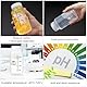 2 Stück Weithalsflasche Kunststoff 250ML Laborflasche mit Schraubverschluss Skala Etiketten, Kleine Plastikflaschen Zum Befüllen Plastik Flaschen Plastikflasche Labor Flasche Labor-Reagenzflaschen